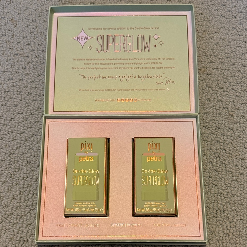 Pixi Superglow Highlighting Duo PR box